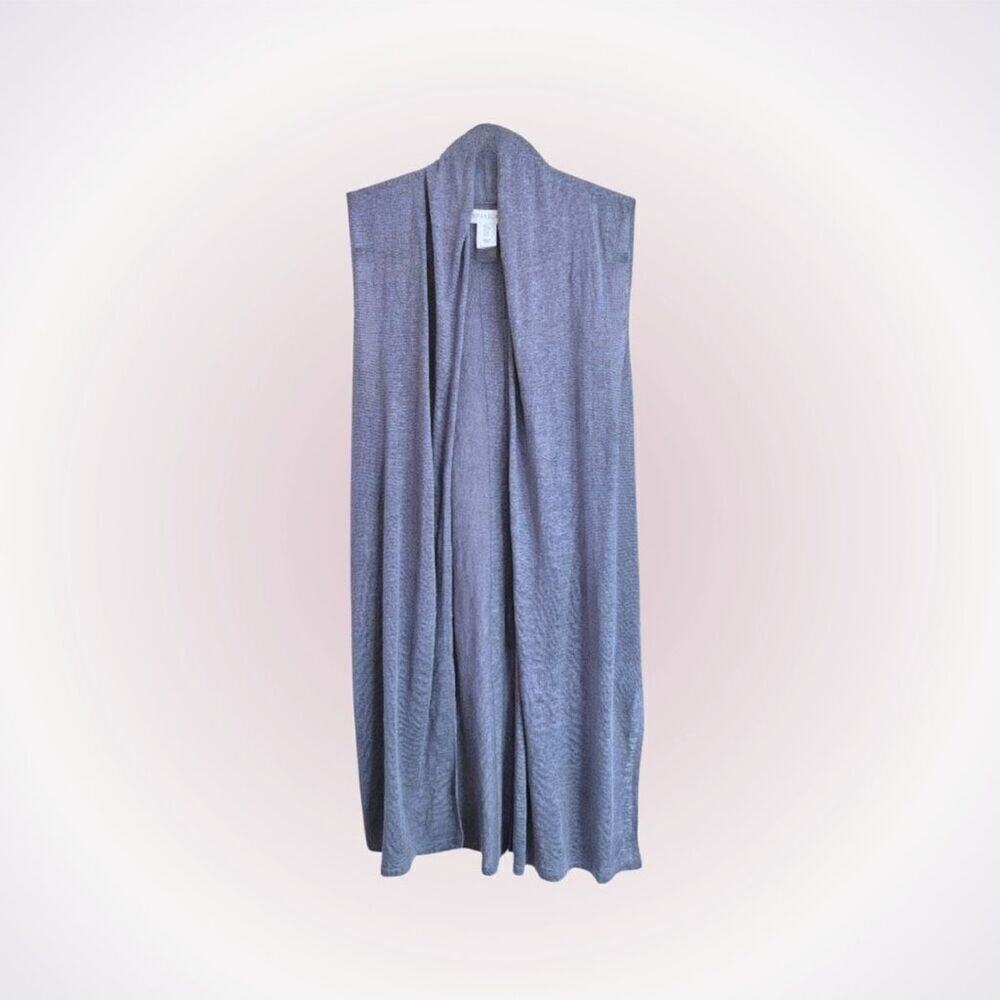 Cynthia Rowley Muted Purple Sleeveless Cardigan | Sz S